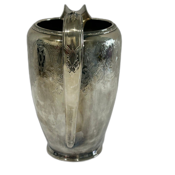 Vintage Wilcox International Water Pitcher Paisley Pattern 1.5 quarts N770 - Picture 2 of 12